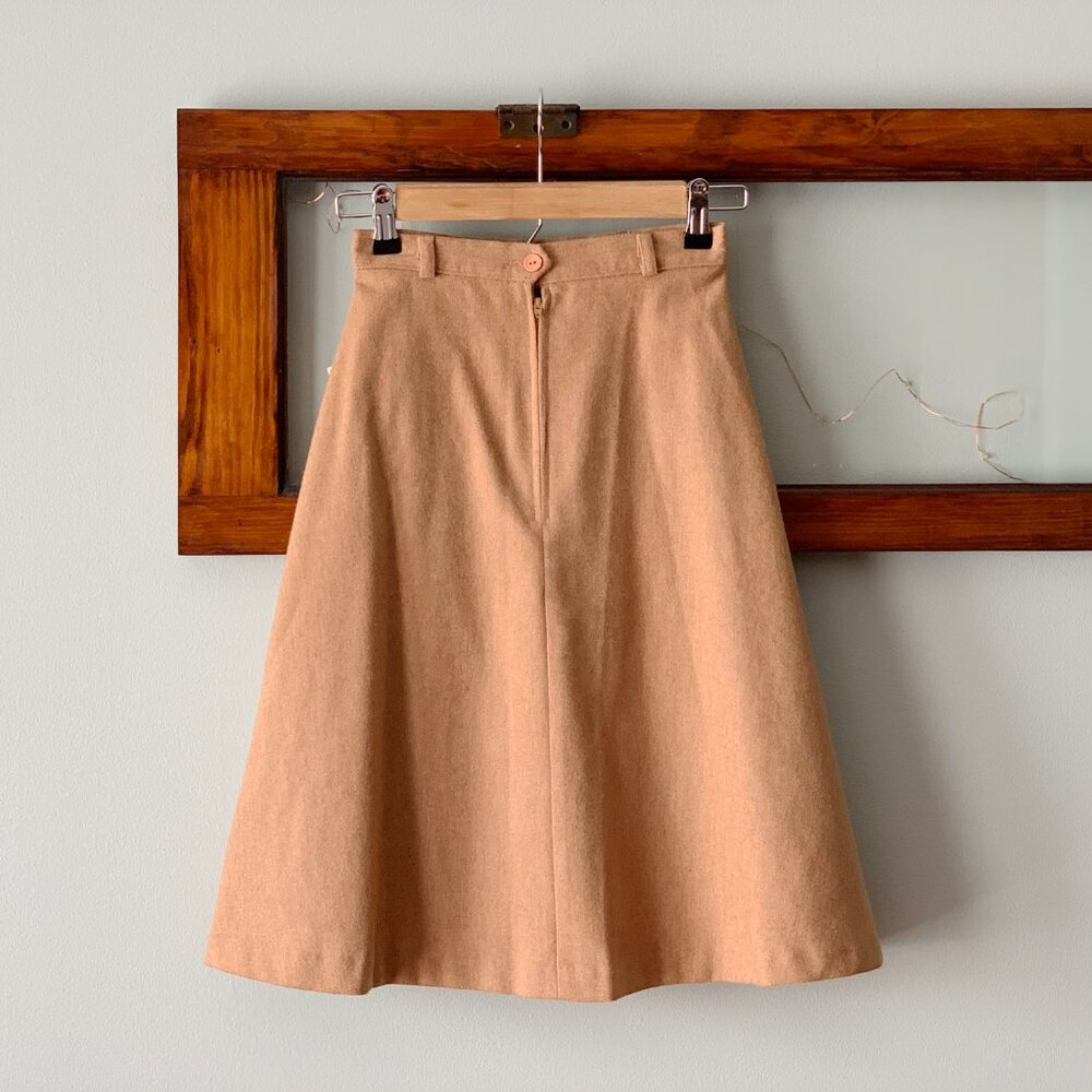 Wool Blend Vintage Skirt Youth Kids Girls Size 8 Medium, 23" Waist - Picture 3 of 15